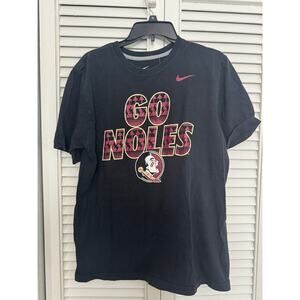 Nike Florida State Seminoles Go Noles T-Shirt Size Large Athletic